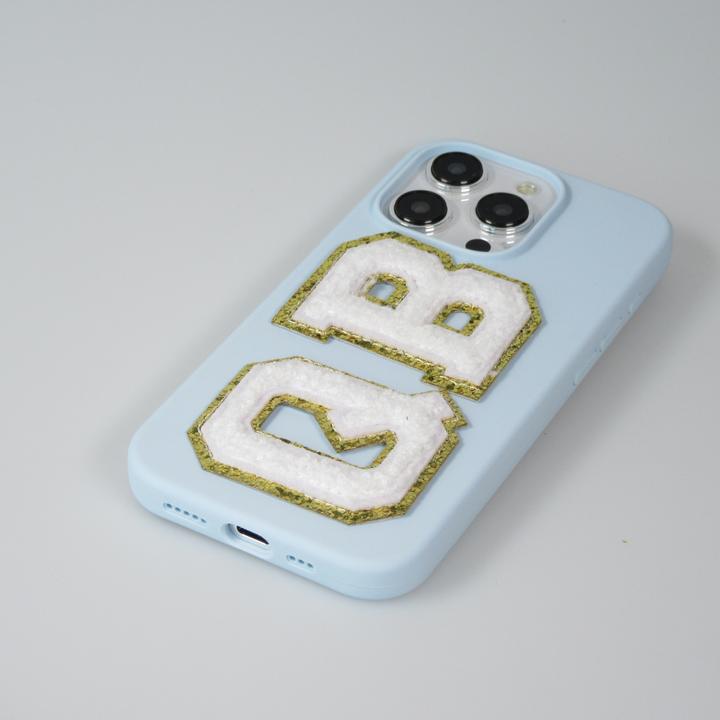 Produktbild PhoneLook Sticker Aufkleber für Handy/Tablet/Computer 3D gestickt Buchstabe S