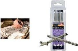 Image du produit Sakura Pigma Micron (Noir, 3 x)