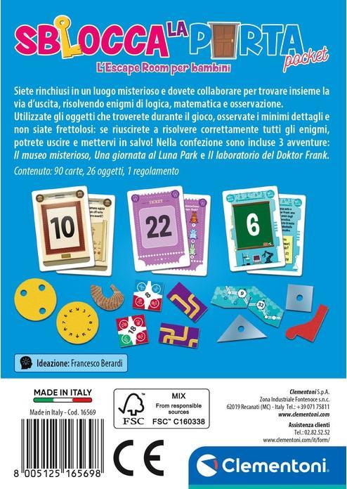 Actual product image Clementoni Sblocca la Porta Pocket IT (Italian)