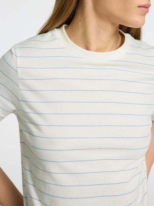 Produktbild Selected Femme Gestreiftes Baumwoll T-Shirt (L)