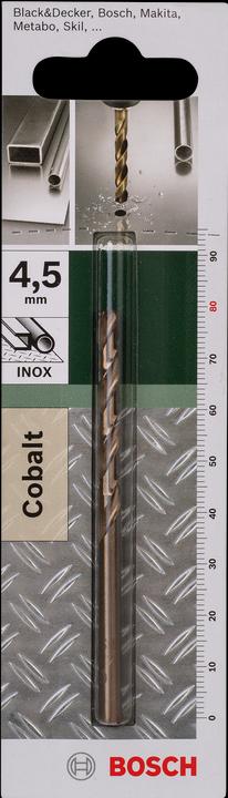 Immagine prodotto Bosch Zubehör Trapano a spirale in metallo HSS 4,5 mm (4,5 mm)