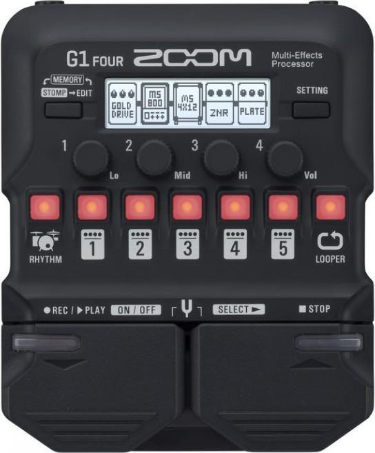 Produktbild Zoom G1 FOUR/IFS Multi-Effekt Amp-Simulator Pedalboard für