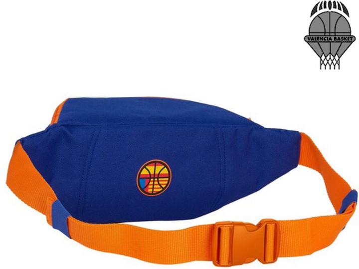 Immagine prodotto Valencia Basket Club Borsa da cintura blu arancione (23 x 12 x 9 cm)
