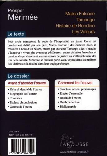 Actual product image Matéo Falcone : et autres nouvelles (French, Mérimée Prosper, 2019)