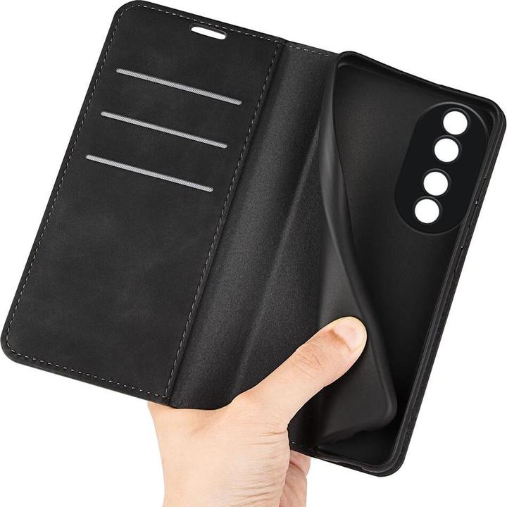 Productafbeelding Cover-Discount Honor 90 - Stand Flip Case Cover zwart (Eer 90)