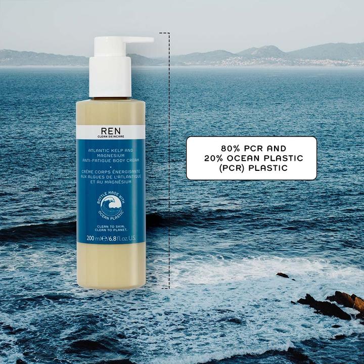 Immagine prodotto Ren Atlantic Kelp e Magnesio Crema Corpo Anti-Fatica Edizione Plastica Oceanica (Crema corpo, 200 ml)