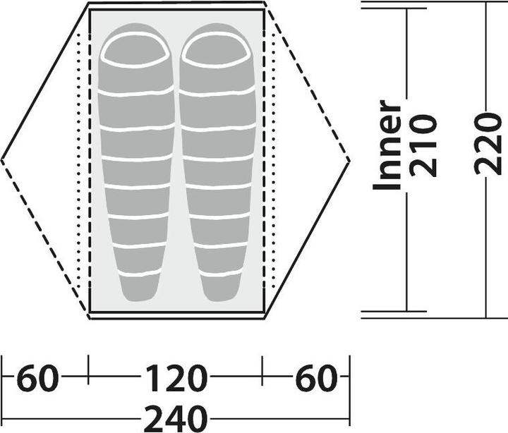 Produktbild Robens Boulder 2 (Kuppelzelt, 2.40 kg, 2 Personen)