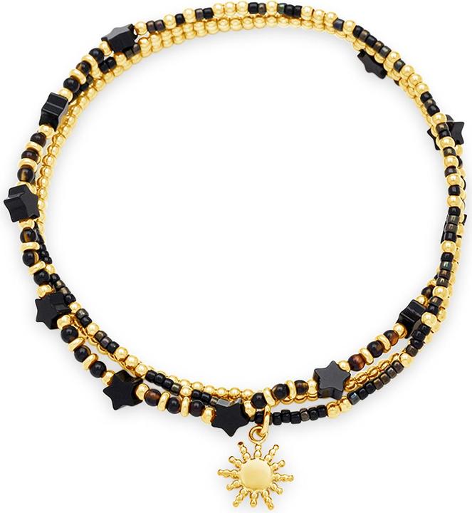 Or jaune, Noir