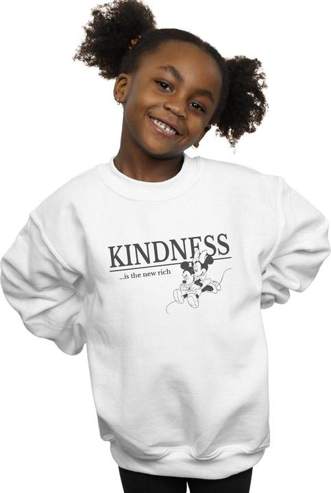 Produktbild Disney Minnie Mouse Kindness Is Rich Sweatshirt Mädchen (140, 146)