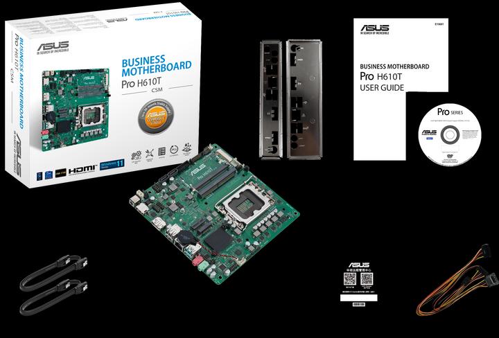 Image du produit ASUS PRO H610T (LGA 1700, Intel H610, Mini-ITX)