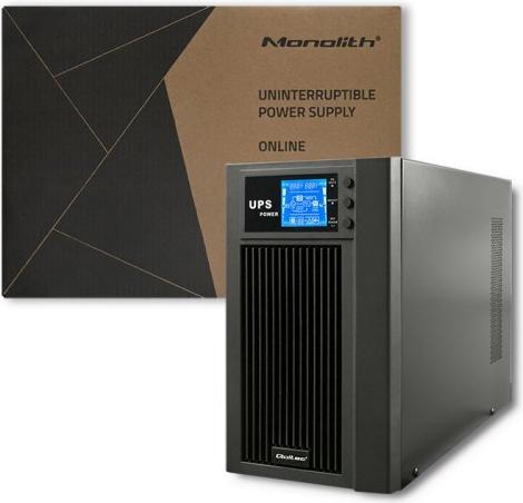 Image du produit Qoltec Pure Sine Wave 53043 (3000 VA, 2400 W, Double convertisseur en ligne Onduleur)