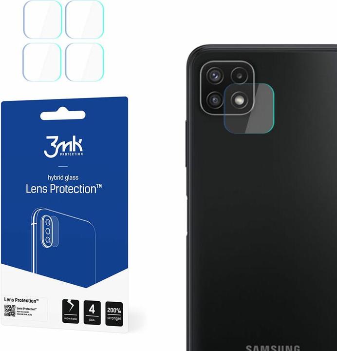Actual product image 3MK Camera protection glass, camera glass (1 Piece, Samsung Galaxy A22 5G)