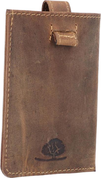 Actual product image Greenburry Vintage business card holder RFID leather 7 cm