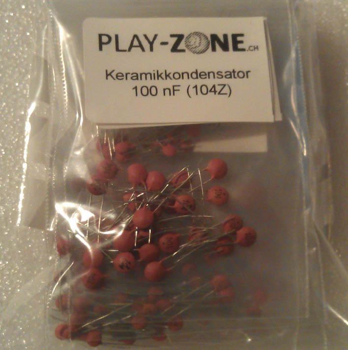 Actual product image OEM 420 ceramic capacitor assortment 10pF to 220nF Ã 30 pcs.