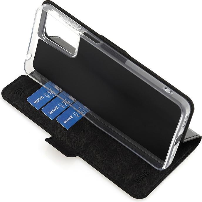 Produktbild Wave BookCase -suojakotelo, MagSafe-yhteensopiva, Motorola Moto G14, musta (Motorola Moto G14)