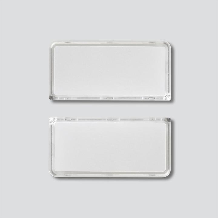 Image du produit Siedle Plaque supérieure de nom pour CA 812-2/CV 850-2 Transparent