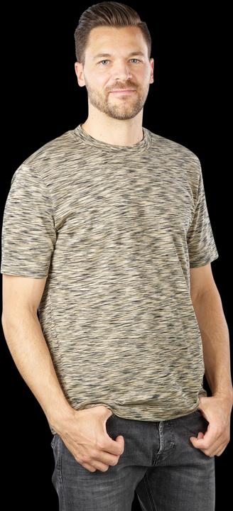Produktbild Marc O'Polo Flag Label T-Shirt Short Sleeve Space Dye/Pure C (L)