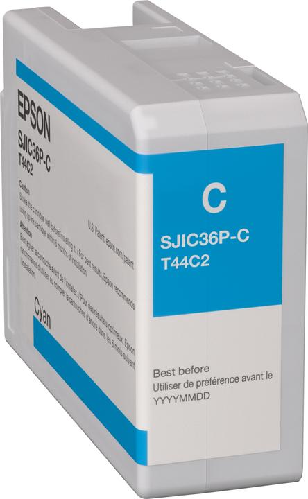 Actual product image Epson SJIC36P(C) - 80 ml - cyan - original - ink cartridge (C)
