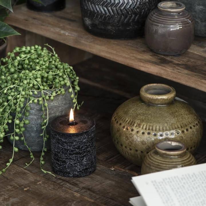 Actual product image Ib Laursen Crackled ceramic vase (1 x, 11 x 14 cm)