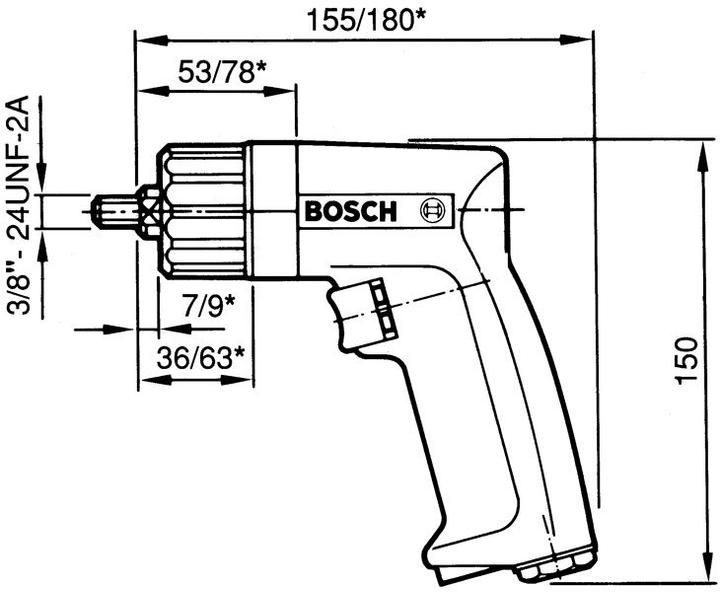 Produktbild Bosch Professional Druckluft-Bohrmaschine (Netzbetrieb)