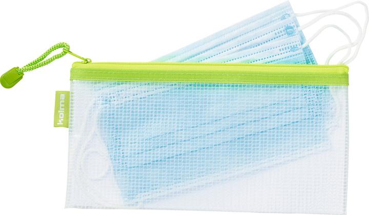 Immagine prodotto Kolma Sacchetto a rete con cerniera a zip kiwi (23 x 11,5 cm, 1 x)