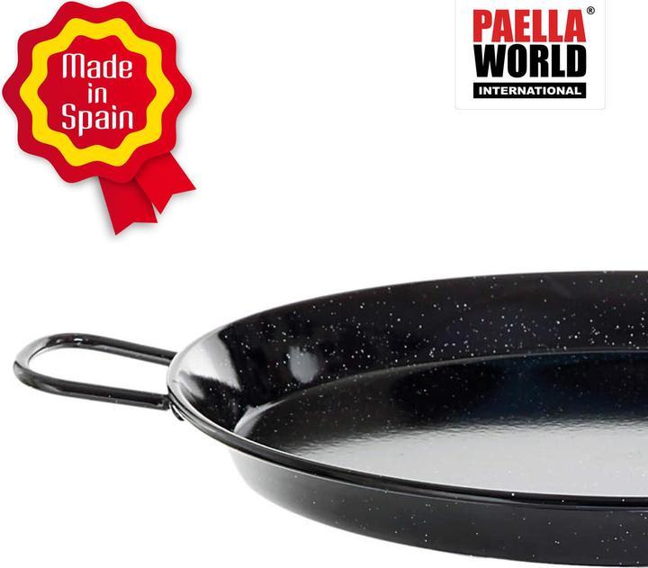 All'Grill Paella-Pfanne emailliert Ø 65 cm (65 cm, Paella Pfanne, Emaille, Stahl)