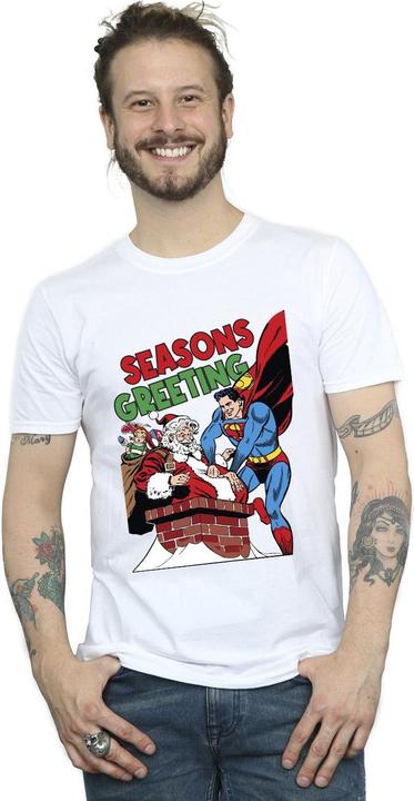Immagine prodotto Superman Santa Comic Maglietta Uomo (3XL)