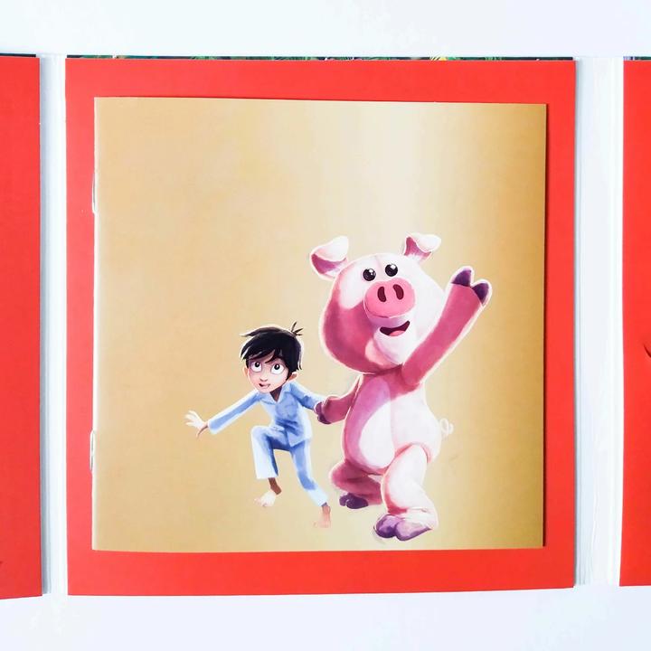 Actual product image Jack's wondrous journey with the Christmas pig (Oliver Versch, Rike Schmid, Frederick Ploughman, Ferdi Özten, J.K. Rowling, German)