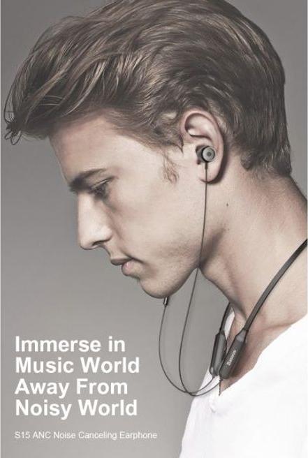 Actual product image Baseus S15 Series (ANC, 6 h, Wireless)