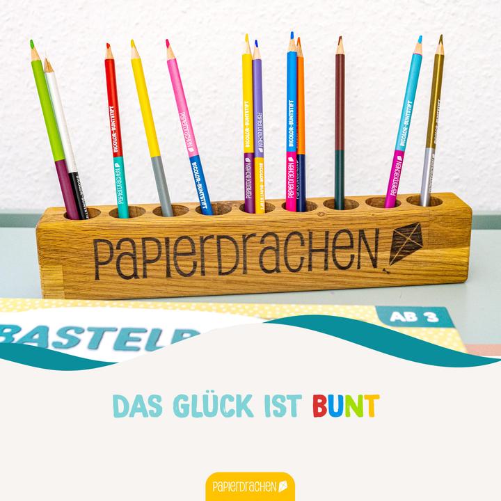 Image du produit Papierdrachen 12 Bicolor Buntstifte (12 x)