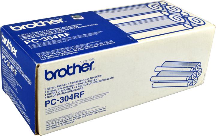 Immagine prodotto Brother PC-302RF Ribbon 4-pack, nero