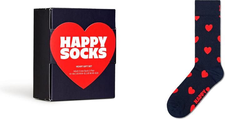 Actual product image Happy Socks 1-Pack Heart Socks Gift Set (Single pack, 41 - 46)
