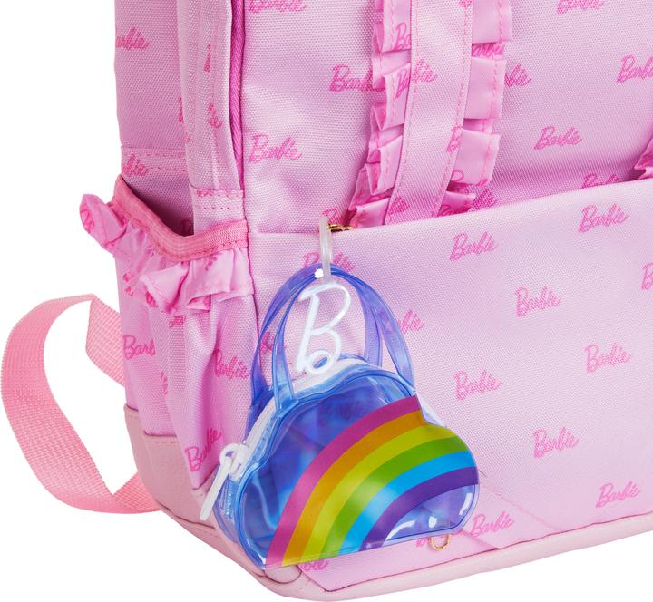 Image du produit Barbie Vêtements de mode et sac de luxe avec accessoires dans un présentoir de comptoir