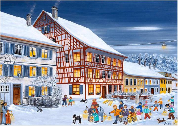 Produktbild UNICEF Weihnachtskartenbox in the Village