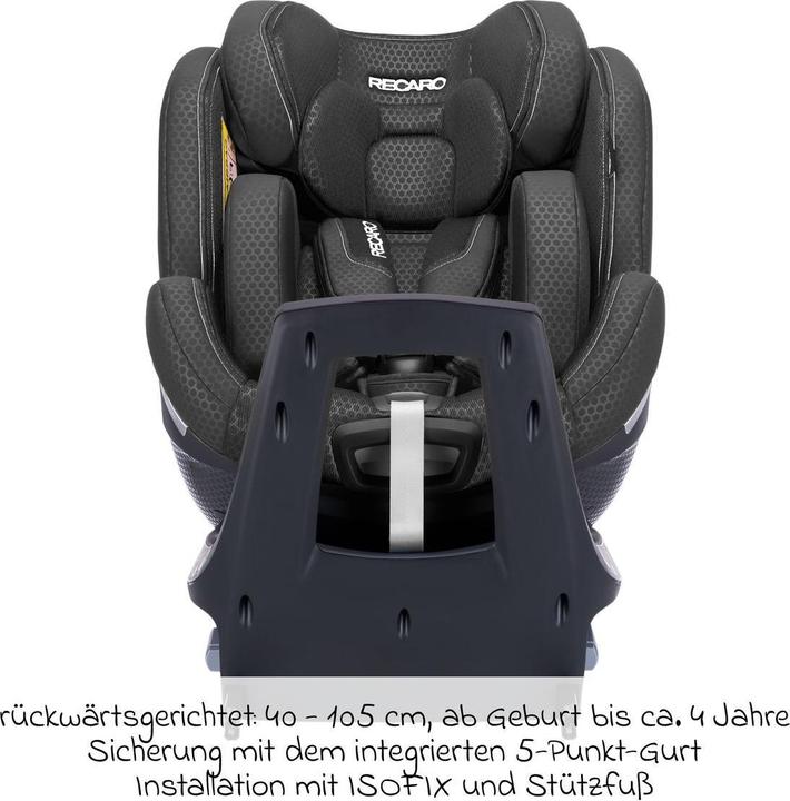 Actual product image Avova Recaro Xenon 1 Reboard Kindersitz (0-7 Jahre) (Reboarder, ECE R129/i-Size Standard)