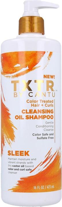 Cantu TXTR by Cleansing Oil Shampoo 16oz (473 ml, Shampoo liquido)