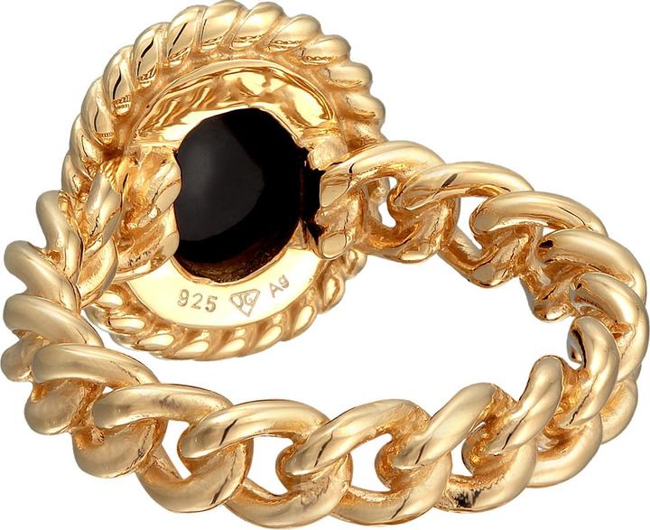 Elli PREMIUM Ring Solitär Edelstein Klassik 925 Silber