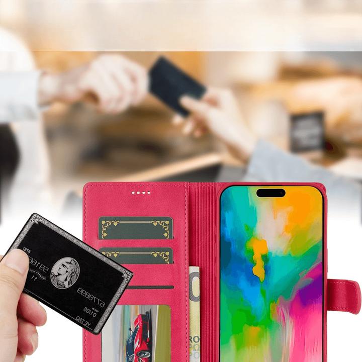 Produktbild LC.Imeeke iPhone 16 Pro - Leder Etui Hülle (Apple iPhone 16 Pro)