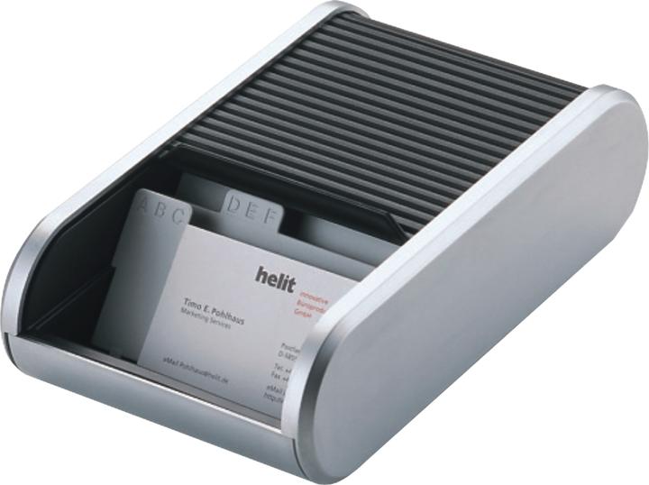 Produktbild Helit Visitenkarten-Box (136 x 240 x 67 mm)