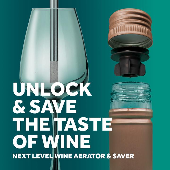 Image du produit Airtender Wine Lovers Pack (Aérateur de vin, Pompe à vin, Bouchon de vin)