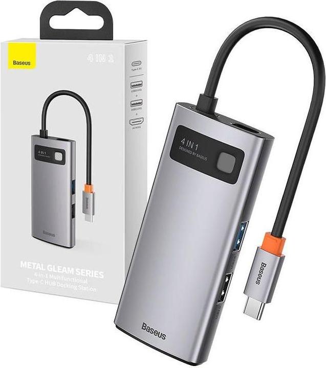 Actual product image Baseus Gleam Series 4-in-1 (USB-C, 1 Ports)