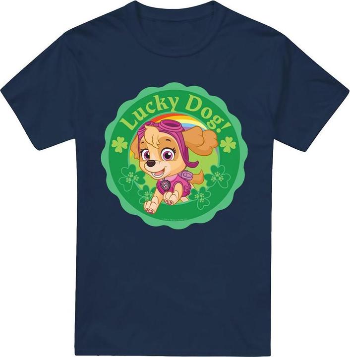 Paw Patrol Lucky Dog TShirt St PatricksTag