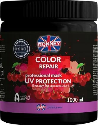 Actual product image Ronney Color Repair Professional Mask Uv Protection Therapy For Damaged Dyed Hair - 1000ml (1000 ml)
