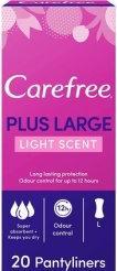 Actual product image Johnson & Johnson Carefree Plus Large sanitary towels 1 pack - 20 pcs. (20 x, Sanitary pads)