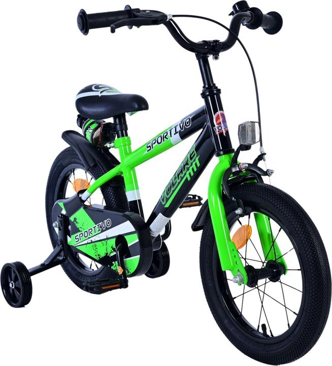 Produktbild Volare Children's Bicycle 14 - Green/Black (31478) (14")