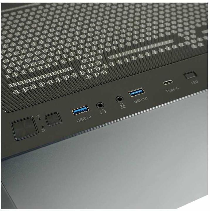 Produktbild LC-Power Geh?use Micro-ATX 810B black USB3.2/Audio,o.Netzteil (mATX, Mini-ITX, ATX, E-ATX)