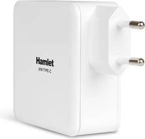Immagine prodotto Hamlet 61W Type-C Charger alimentatore universale per notebook bianco (61 W)