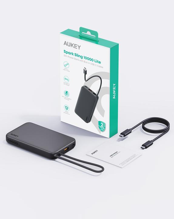 Actual product image Aukey Spark Sling (10000 mAh, 15 W, 38.50 Wh)