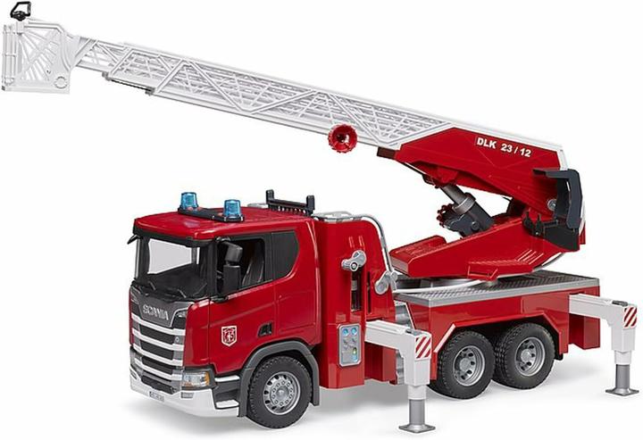 Immagine prodotto Bruder Scania Super 560R vigili del fuoco con scala girevole, pompa dell'acqua, modulo L+S