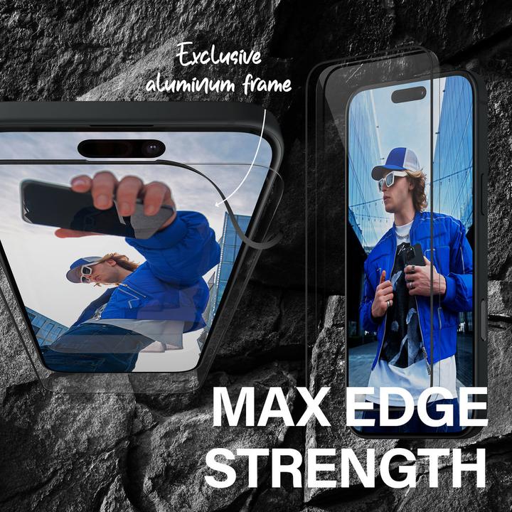 Actual product image PanzerGlass Ultra-Wide Fit (1 Piece, Apple iPhone 15, Apple iPhone 16)